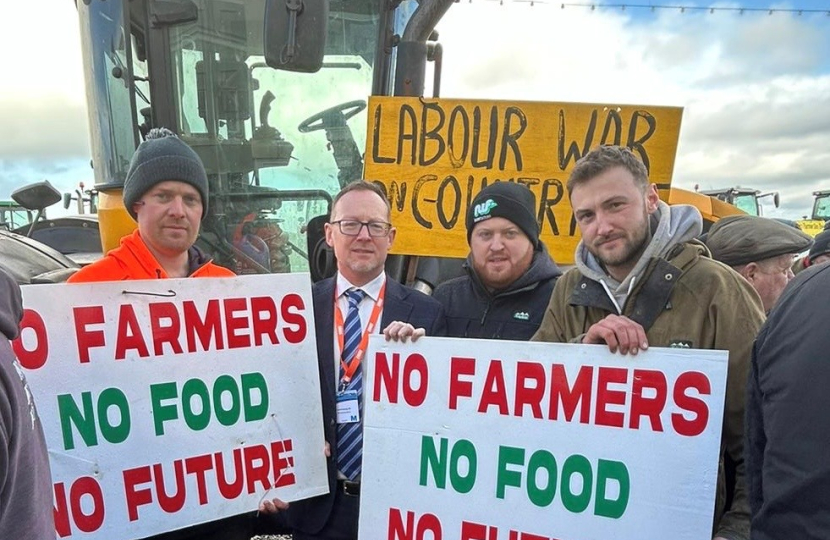 Farmers protest against SFS