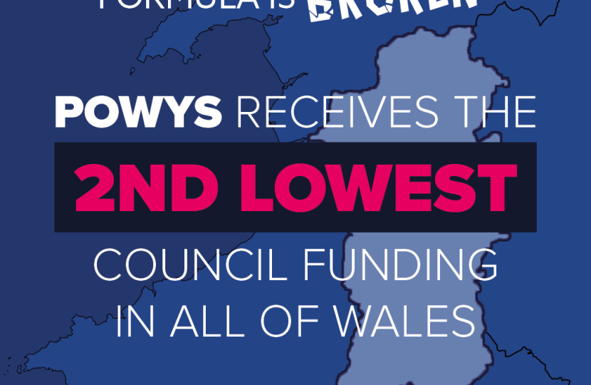 Powys council funding