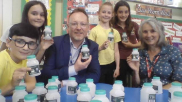 Llanidloes Primary School pupils