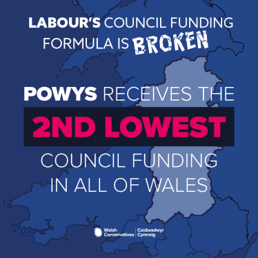 Powys council funding