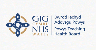 NHS Powys logo.